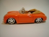 BBurago Porsche 356B Cabrio orange (umgebautes Modell + 02-6) 1:18
