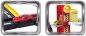 Preview: BBURAGO 15630197 FERRARI Racing GARAGE mit 1 Auto 1:43 Parking GARAGE