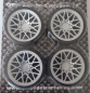 Preview: SD Felgen 18 Zoll Rotiform Concave Lambo Style silber 34mm 1:18 Modellauto Tuning