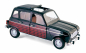 Preview: Norev 185242 Renault 4 Parisienne 1964 schwarz-rot 1:18