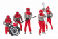 Preview: Carrera Figurensatz Mechaniker Carrera Crew rot 1:32 - 21131 Figuren Motorsport