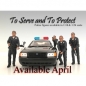 Preview: American Diorama 24011 Figur Police Officer I 1:18 limitiert 1/1000