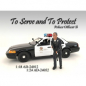 Preview: American Diorama 24012 Figur Police Officer II 1:18 limitiert 1/1000