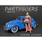 Preview: American Diorama 38228 Partygoers Frau mit kurze Hose 1:18 Figur 1/1000