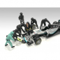Preview: American Diorama 76551 Formel 1 Pit Crew schwarz 1:18 F1 Mechaniker Figuren 1/1000