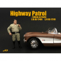 Preview: American Diorama 77466 Highwy Patrol US Polizei - Polizist spricht ins Funkgerät 1/1000 1:18