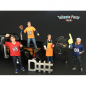 Preview: American Diorama -77596 Tailgate Party Figure Set II 1/1000 1:24