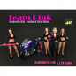 Preview: American Diorama 77436 Team-Pink Regenschirm MädchenII 1/1000 1:18