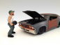 Preview: American Diorama 23999 Figur Mechaniker Musclemen Trucker Troy 1:24 limitiert 1/1000