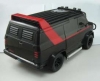Jazwares A-Team Van GMC 2010 schwarz-rot 3 3/4inch (1:18)