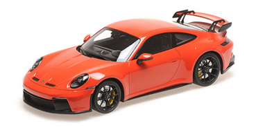 Minichamps 117069000 Porsche 911 992 GT3 2021 orange 1:18 Modellauto
