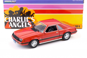 Greenlight 1979 Ford Mustand 5.0 red Charlie's Angels 1:18 Modelcar 13601