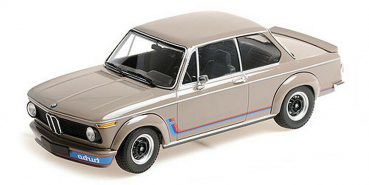 Minichamps 155026205 BMW 2002 Turbo E20 1973 braungrau + Decals 1:18 Modellauto