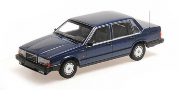 Minichamps 155171700 VOLVO 740 GL 1986 dunkel blau 1:18 Modellauto