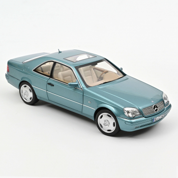 Norev 183448 Mercedes-Benz CL600 Coupe 1997 blau metallic 1:18 Modellauto