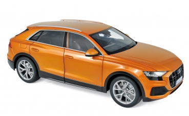 Norev 188371 Audi Q8 2018 orange metallic 1:18 Modellauto