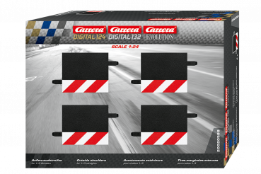 Carrera DIGITAL 124 + 132 + Evolution 4 x Randstreifen 1/3 Gerade 20588