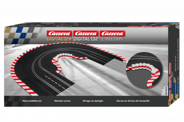 Carrera DIGITAL 124 + 132 + Evolution Haarnadelkurve 20613 Slotcar Schienen