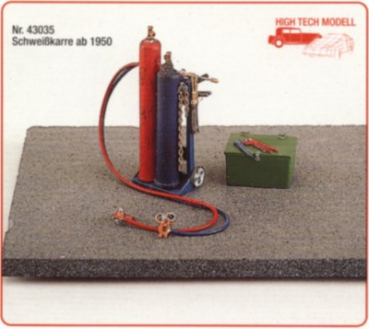Hightech 43035 Schweisskarre ab 1950 1:43 Bausatz Modellbau Diorama