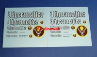 99902 Decalbogen J�germeister 2 1:18