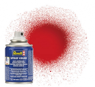 Revell 34131 Acryl Sprühfarbe feuerrot glänzend Spray Color 100 ml