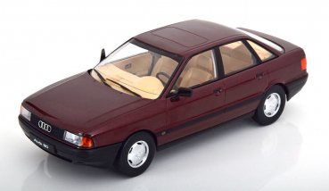 Triple9 1800344 Audi 80 B3 1989 dunkel rot 1:18 limitiert 1/1002 Modellauto