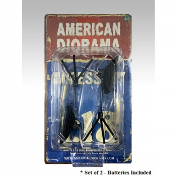 American Diorama 38438 Fotografie Blitzsatz (2er-Set) für Fotograf - 1:18 - 1/1000