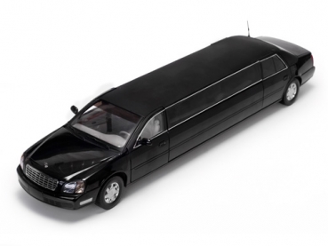 Sunstar 4231 Cadillac Deville Limousine 2004 schwarz 1:18 Modellauto