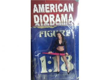 American Diorama 77435 Team Pink - Umbrella Girl I 1/1000 1:18 Figur