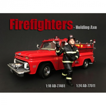 American Diorama 77511 Feuerwehr Mann mit Axt 1/1000 1:24