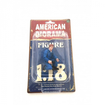 American Diorama 77446 Mechaniker -Tony Aufblasen Reifen 1/1000 1:18