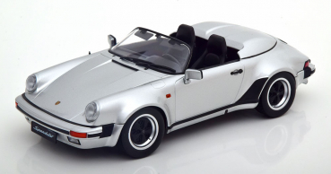 KK-Scale Porsche 911 Speedster 1989 silver 1:18 limitiert 1/750 Modellauto 180453