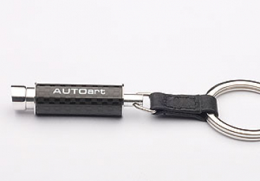 AutoArt Schlüsselanhänger Endschalldämpfer CARBON Auspuff Keychain 40839