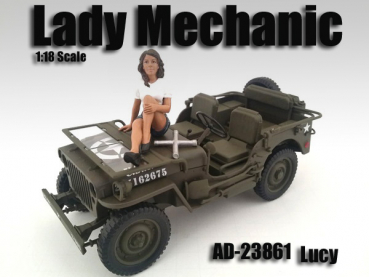 American Diorama 23861 Figur Mechanikerin Lady Mechanic - Lucy 1:18 limitiert 1/1000