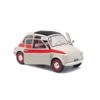 Solido Fiat 500 Nuova Sport L creme-rot 1968 1:18 - 421184330 S1801401