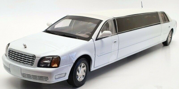 Sunstar 4232 Cadillac Deville Limousine 2004 weiss 1:18 Modellauto