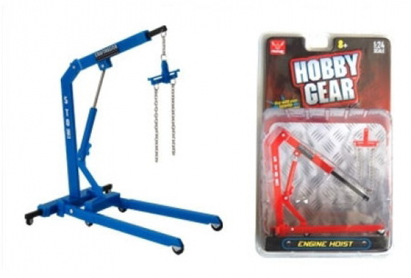 Phoenix Hobby Gear 18435 - Motorhebevorrichtung blau 1:24 und passend für 1:18