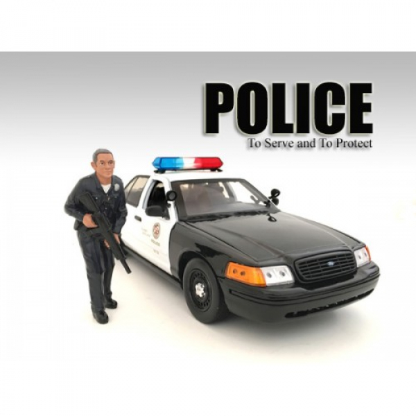 American Diorama 24032 Figur Police Officer II - 1:24 limitiert 1/1000