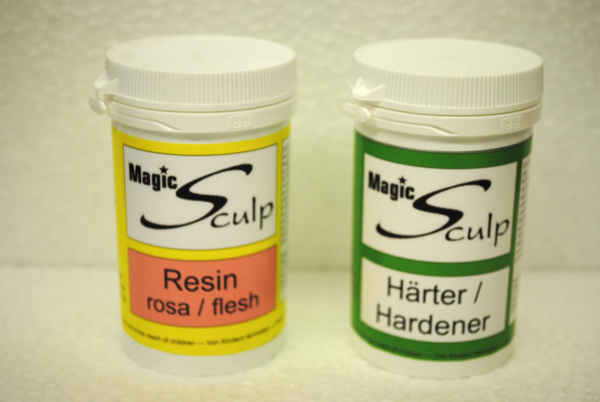 Magic Sculp® 0,3 kg-Gebinde - 150g Harz + 150g Härter Flesh - hautfarben (rosa)