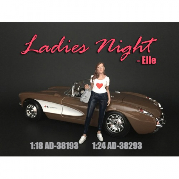 American Diorama 38293 Ladies Night Elle stehende Frau 1:24 Figur limitiert 1/1000