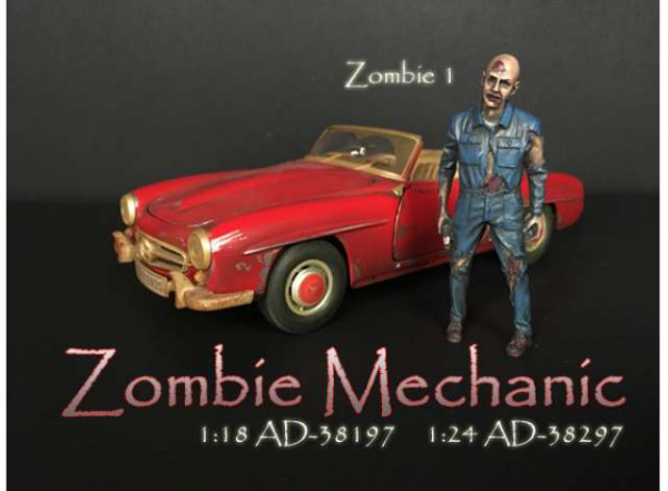 American Diorama 38197 Zombie 1 Mechaniker 1:18 Figur 1/1000 Horror