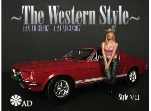 American Diorama 38307 Westerns Style 7 stehende Frau 1:24 Figur 1/1000