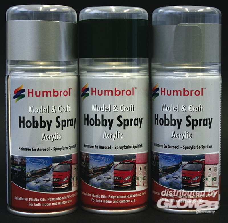 Humbrol 6996 Acryl-Spray Stahl glänzend 150 ml