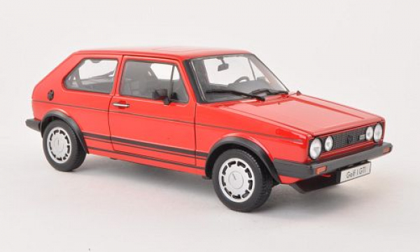 Welly VW Golf I 1982 MKI GTI rot 1:18 18039 Modelcar