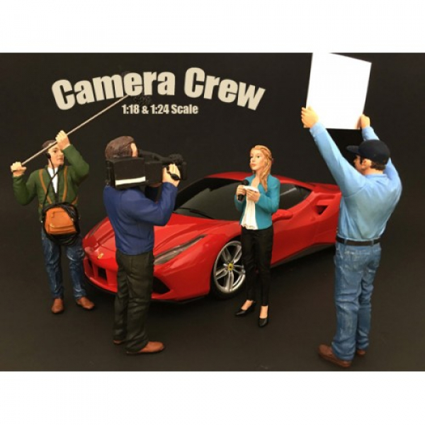 American Diorama 77478 Figur mit Reflektor Camera Crew II 1:24