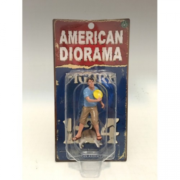 American Diorama 23889 Mann mit Hund (2 Stück) 1:18 limited 1/1000