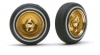 Pegasus Felgen 1015 MCc gold mit Wei�wandreifen 24 mm