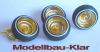 Pegasus Felgen 1004 Ds gold mit Wei�wandreifen 24 mm