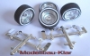 Pegasus Felgen 1005 Ds chrom mit Wei�wandreifen 24mm