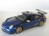 Norev Porsche 911 GT3 RS 2010 - blau + weissgoldene Beschriftung 1:18